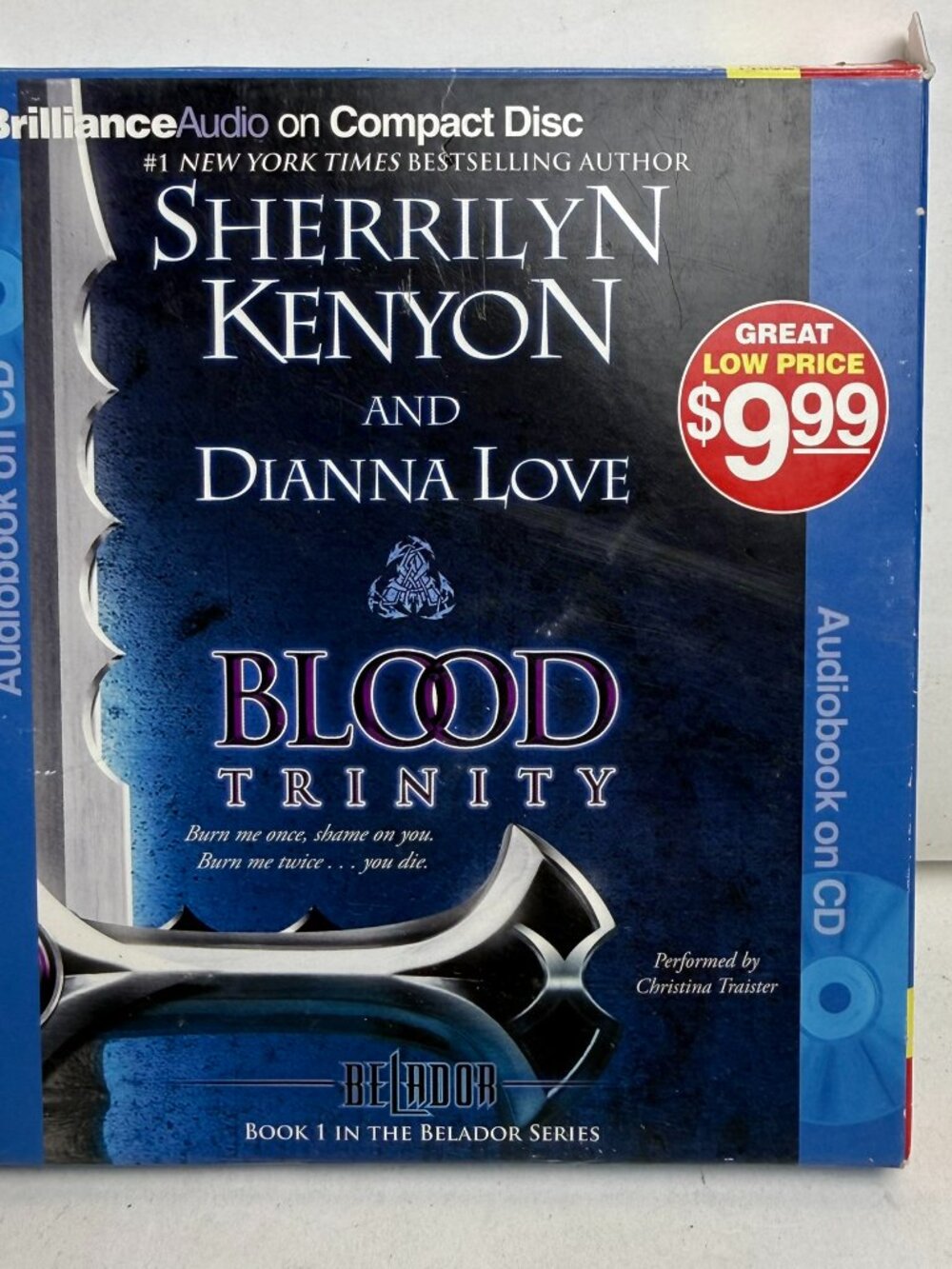 Blood Trinity by Sherrilyn Kenyon Dianna Love Belador Book 1 5 Audio CD Set 2010